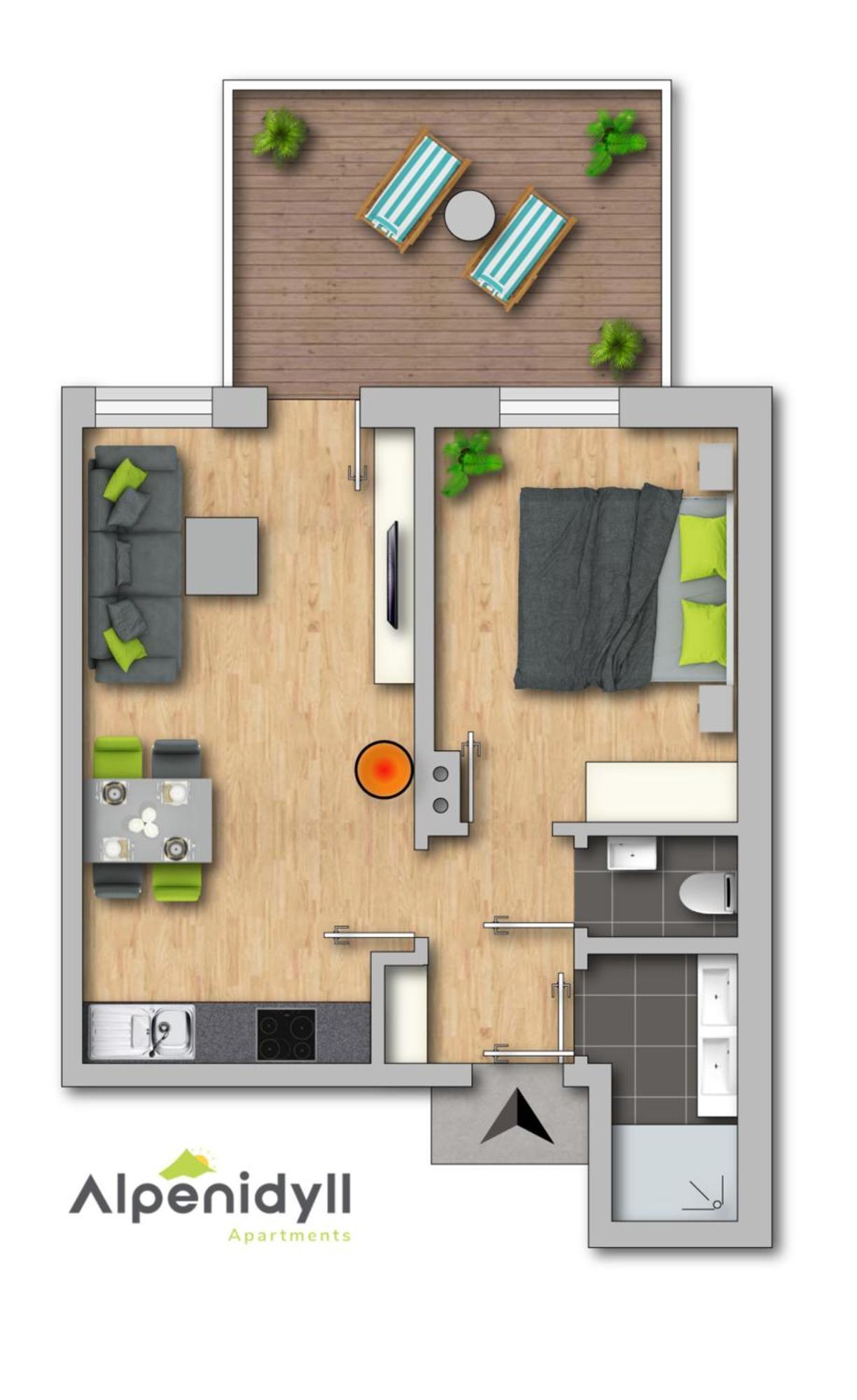 Happy Aich 2 By Alpenidyll Apartments Bagian luar foto